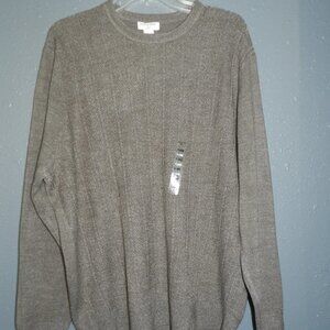 Dockers Mens New With Tag Brownish Greyish Comfort Touch Winter Sweater Size XL